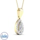 18ct Yellow Gold Diamond Set Pendant 0.50ct TDW PF14577. 18ct Yellow Gold Diamond Set Pendant 0.