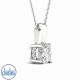 9ct White Gold Diamond Set Pendant 0.30ct TDW PS0730. 9ct White Gold Diamond Set Pendant 0.