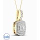 9ct Yellow Gold Diamond Set 0.50ct TDW Pendant PF10916.  mens gold cross necklace nz $1,850.00