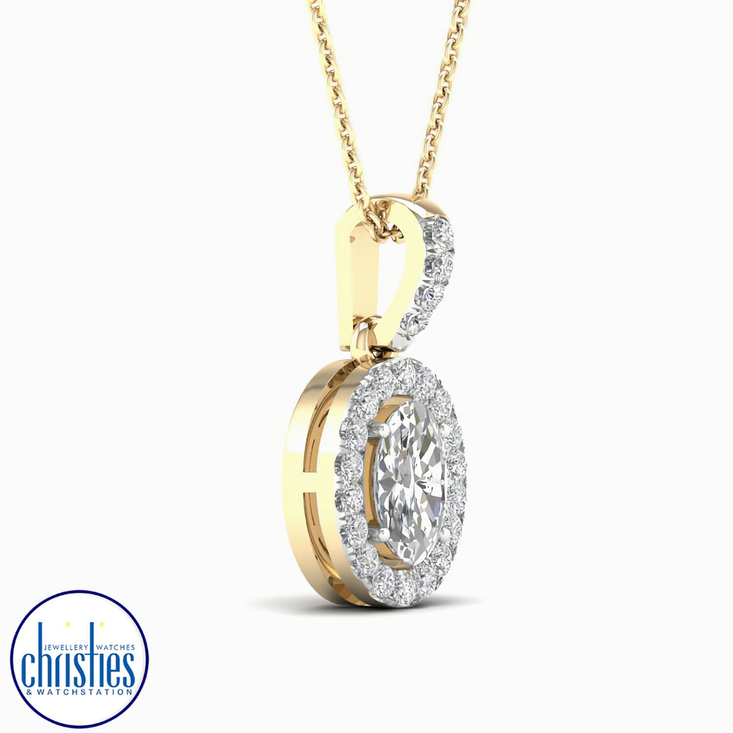 9ct Yellow Gold Diamond Set 0.25ct TDW Pendant PF11059 PLU23479 gold heart pendant nz afterpay 9ct Yellow Gold Diamond Set 0.25ct TDW Pendant PF11059. mens gold cross necklace nz $1,195.00