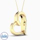 9ct Yellow Gold Diamond Set Heart Pendant 0.10ct TDW PH4710. 9ct Yellow Gold Diamond Set Heart Pendant 0.