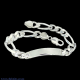 20632 Sterling Silver ID Figaro Heavy Bracelet. Heavy Identification bracelet crafted in 925 sterling silver  LAYBUY - Pay it easy, in 6 weekly payments and have it now. Only pay the price of your purchase, when you pay your instalments on time. A late f 