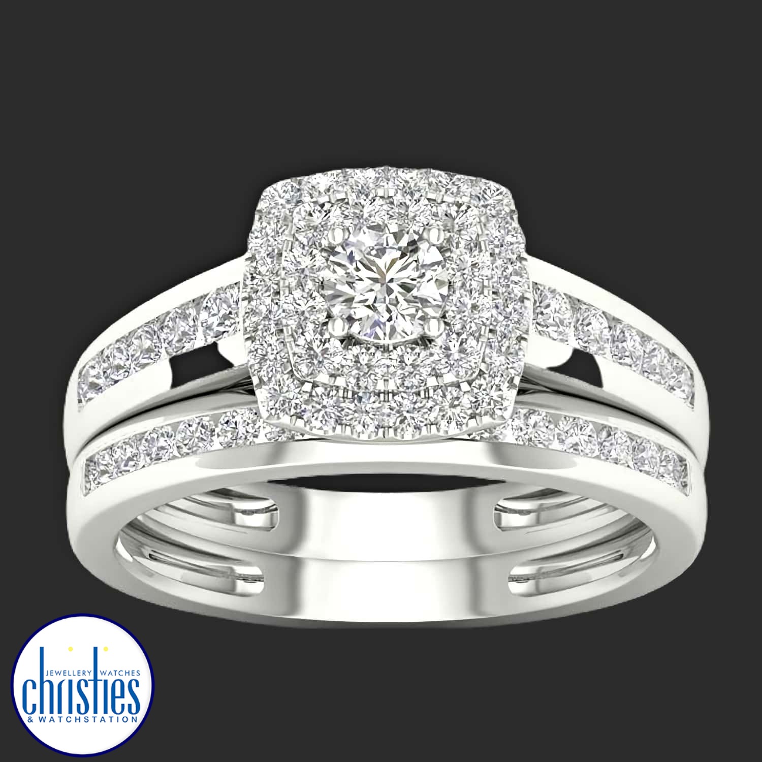 18ct White Gold Diamond Wedding Set 0.75ct TDW RB14534 – Elegant Engagement Rings NZ | Christies Jewellery 18ct White Gold Diamond Wedding Set 0.75ct TDW RB14534 – Elegant Engagement Rings NZ | Christies Jewellery