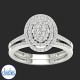 9ct White Gold Diamond Bridal Set 0.50ct TDW RB15451. A 9ct Yellow Gold Diamond Bridal Set 0.50ct Humm - Buy ‘Big things over $1000’ - Get approved online or in-store for up to $10,000. Depending on what you buy repay over 6, 9, 12 months all the way to 2