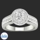 18ct White Gold Diamond Ring 1.00ct TDW RB20016EG.  Affordable Engagement Rings Nz $5,995.00