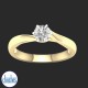 9ct Yellow Gold Diamond Solitaire Ring  0.50ct TDW RS0471.  Affordable Engagement Rings Nz $3,495.00