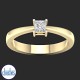 9ct Yellow Gold Princess Cut Diamond Solitaire Ring 0.25ct RS1334.  Affordable Engagement Rings Nz $1,395.00