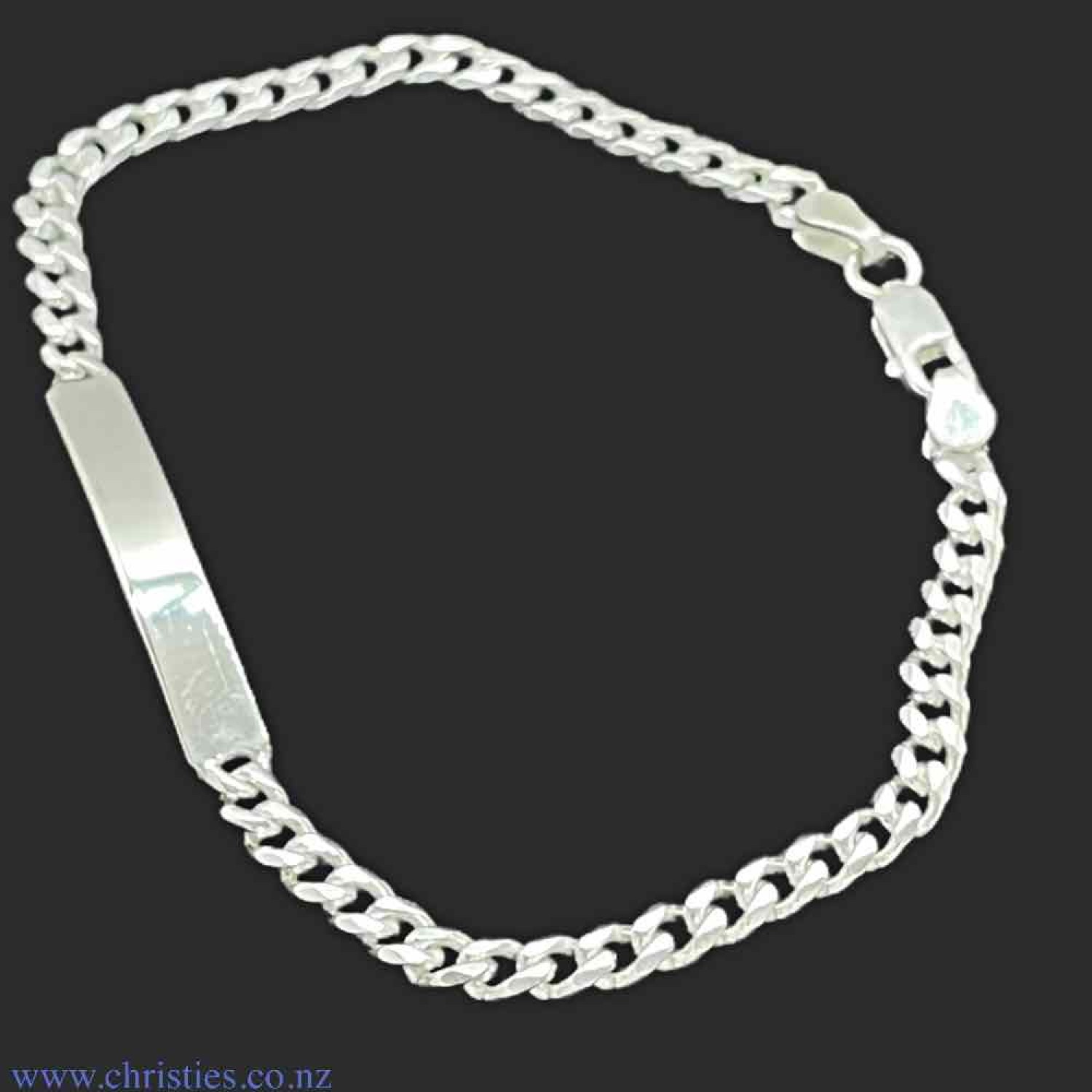 IDCD120H6C21 Sterling Silver ID Curb Link Bracelet. Lightweight  Identification bracelet crafted in 925 sterling silver  Afterpay - Split your purchase into 4 instalments - Pay for your purchase over 4 instalments, due every two weeks. You’ll pay y @chris
