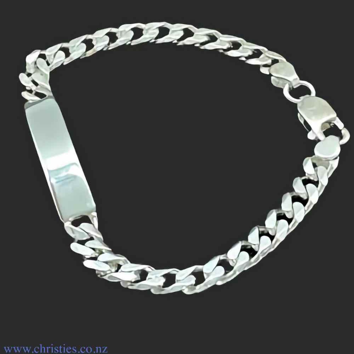 IDCD175H6C20 Sterling Silver ID Curb Link Bracelet. Medium weight  Identification bracelet crafted in 925 sterling silver  Afterpay - Split your purchase into 4 instalments - Pay for your purchase over 4 instalments, due every two weeks. You’l @christies.