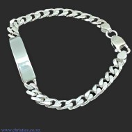 IDCD175H6C20 Sterling Silver ID Curb Link Bracelet IDCD175H6C20 Sterling Silver ID Curb Link Bracelet
