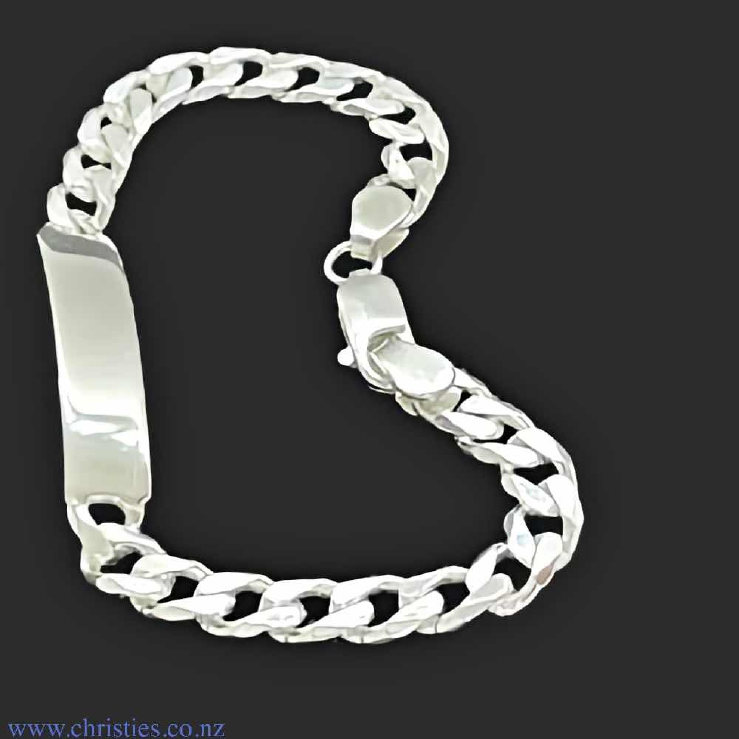 IDCD200H6C20 Sterling Silver ID Curb Link Bracelet. Medium weight  Identification bracelet crafted in 925 sterling silver  Afterpay - Split your purchase into 4 instalments - Pay for your purchase over 4 instalments, due every two weeks. You’ll pay @chris