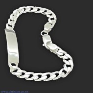 IDCD200H6C20 Sterling Silver ID Curb Link Bracelet IDCD200H6C20 Sterling Silver ID Curb Link Bracelet