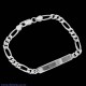 IDFG150H6C20 Sterling Silver ID Figaro Medium Bracelet IDFG150H6C20 Afterpay IDFG150H6C20 Sterling Silver ID Figaro Medium Bracelet. Medium weight Identification bracelet crafted in 925 sterling silver Afterpay - Split your purchase into 4 instalments - Pay for your purchase over 4 instalments, due every two weeks. You’ll pay @c