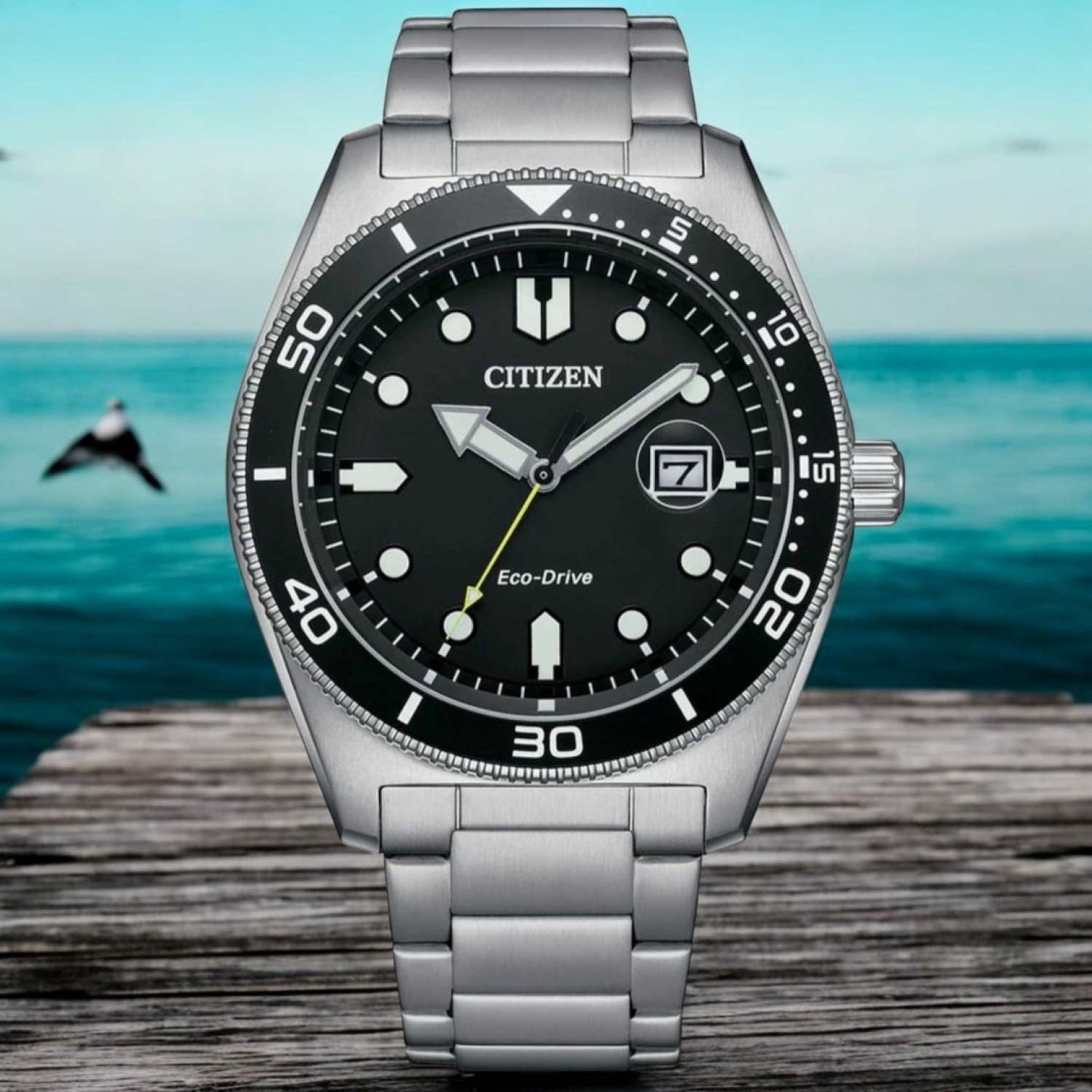 Christies Jewellery - Citizen Sports Eco Drive Watch AW1760-81E Auckland NZ Citizen Sports Eco Drive Watch AW1760-81E AW1760-81E Citizen Watches Auckland | Stainless steel casing and strap with black Dial