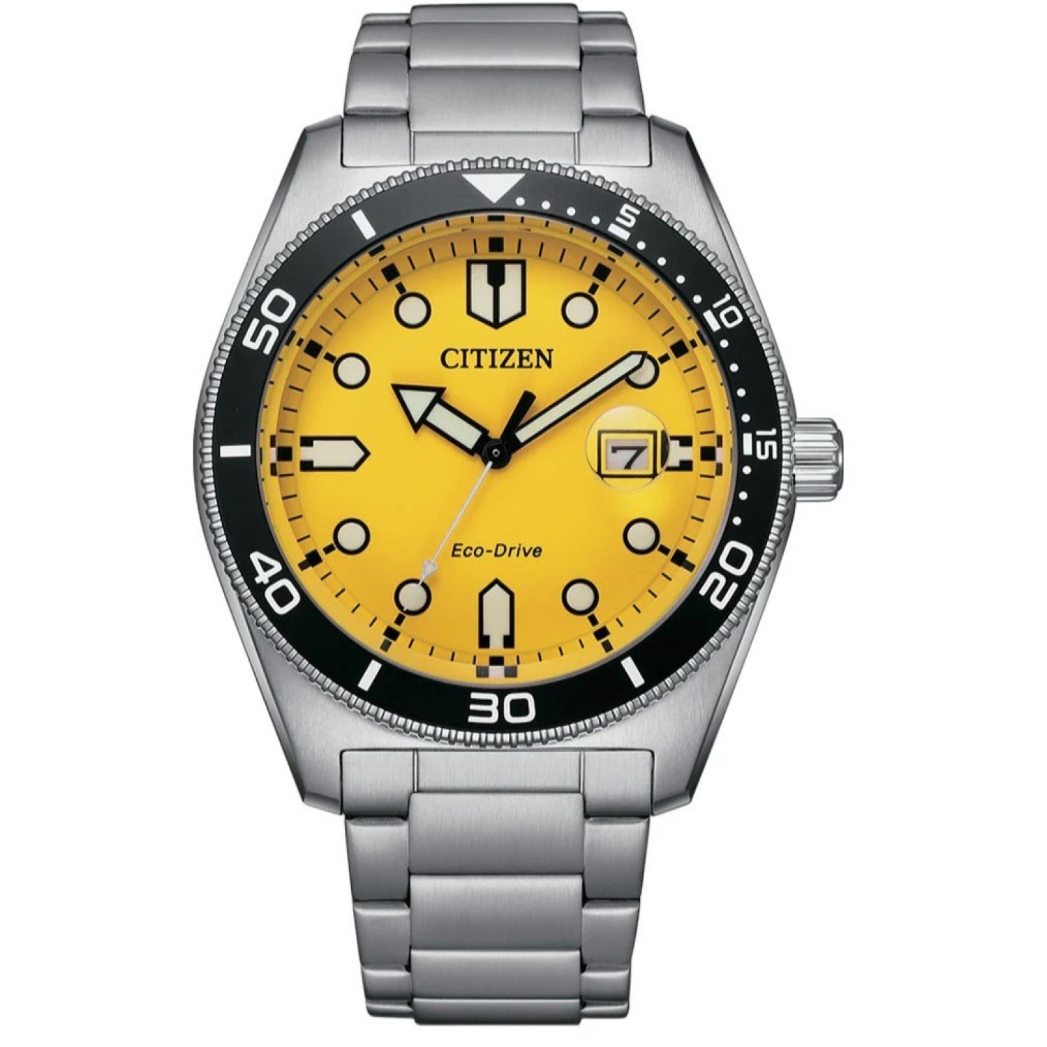 Christies Jewellery - Citizen Eco Drive Watch AW1760-81Z Auckland NZ Citizen Eco Drive Watch AW1760-81Z AW1760-81Z Citizen Watches Auckland | Stainless steel casing and Yellow colour dial