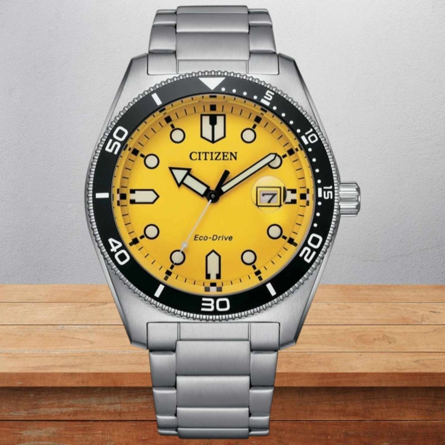 Christies Jewellery - Citizen Eco Drive Watch AW1760-81Z Auckland NZ Citizen Eco Drive Watch AW1760-81Z AW1760-81Z Citizen Watches Auckland | Stainless steel casing and Yellow colour dial