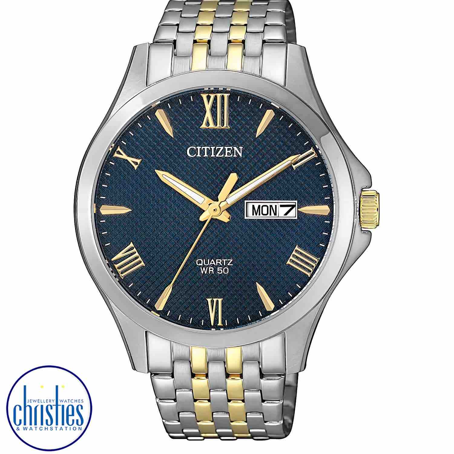 BF2024-50L CITIZEN Quartz Watch. With styled minimalism its signature, this watch from the Gents Dress Collection is designed to be a functionally effective timepiece for the modern man on the go.