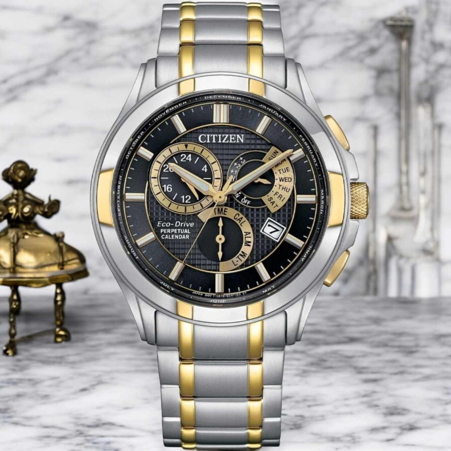 Christies Jewellery - BL8164-57E Citizen Eco-Drive Bi-Tone Watch Auckland NZ BL8164-57E Citizen Eco-Drive Bi-Tone Watch BL8164-57E Citizen Watches Auckland | Bi-Tone casing with black dial