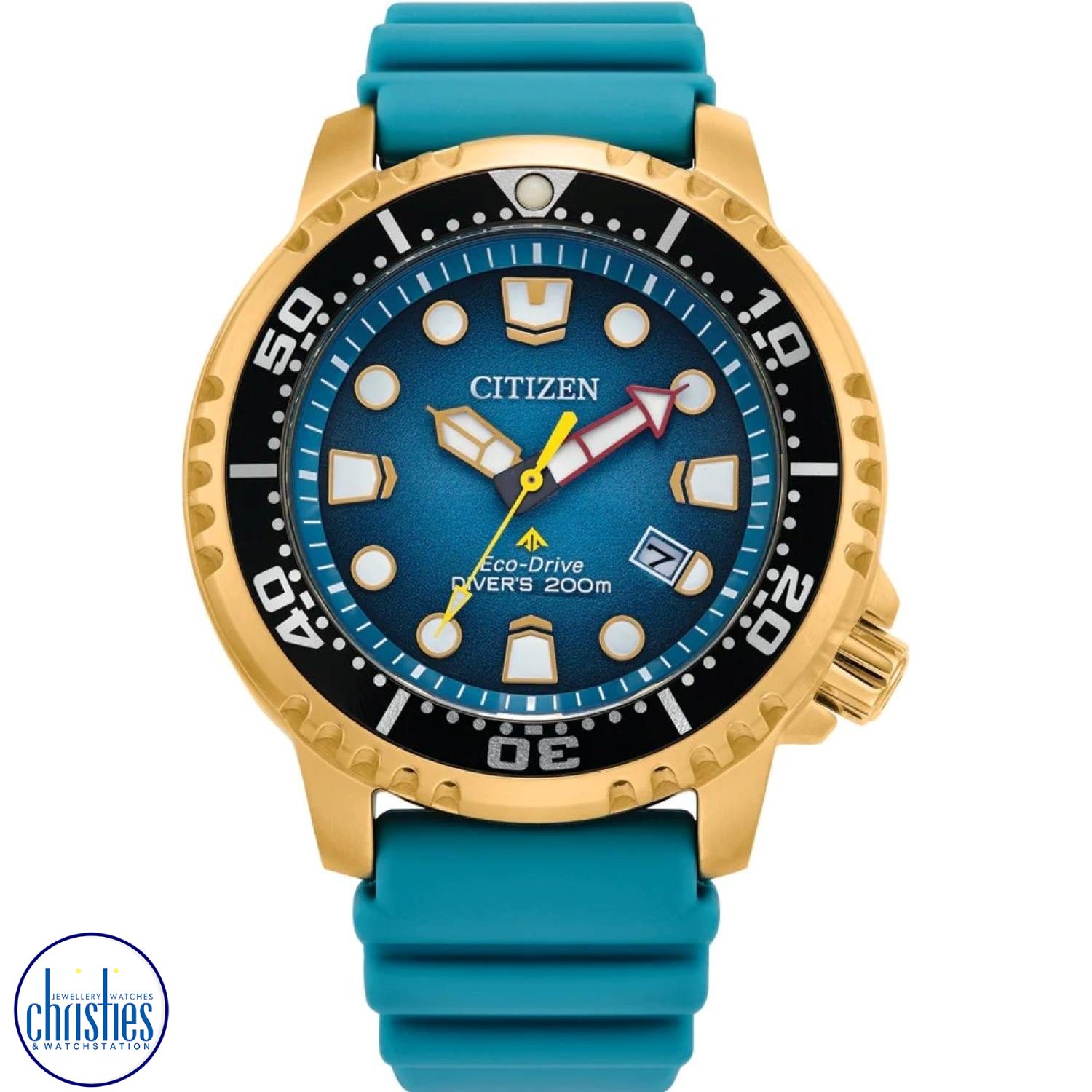 BN0162-02 Citizen Promaster Eco-Drive Watch WR200 Turquoise Dial and Strap BN0162-02X diamond jewellery