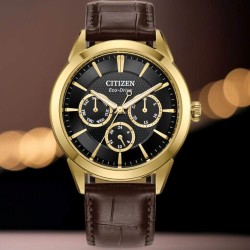 BU2112-06E Citizen Multi Dial Leather Strap Watch