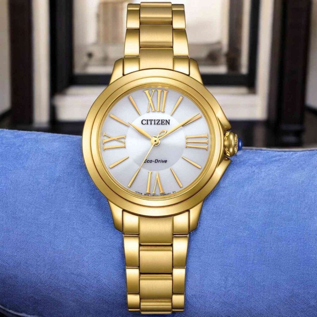 EM1162-52A Citizen Ladies Eco-Drive Watch Gold-Tone Elegance