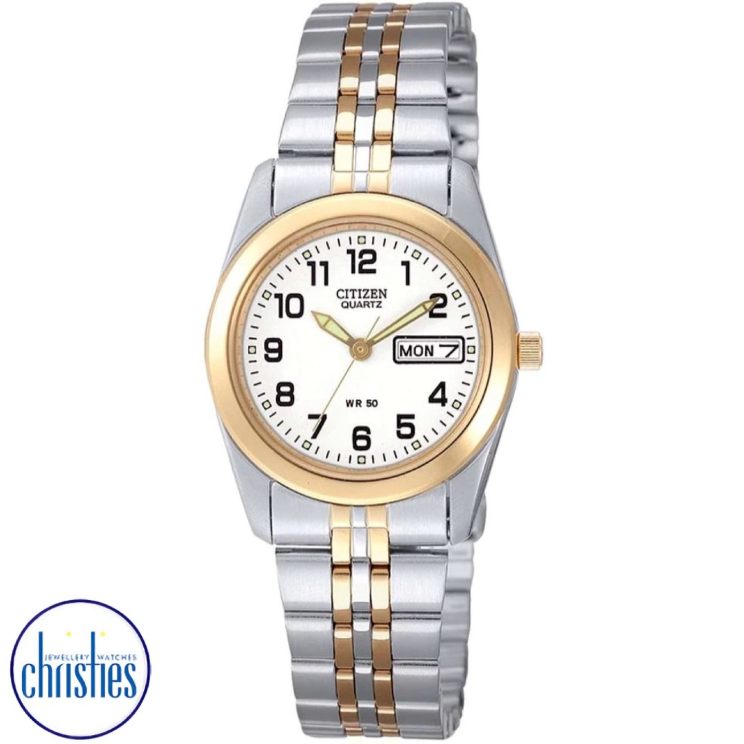 Christies Jewellery - EQ0514-57A Citizen Ladies Day Date Watch Watches Auckland NZ EQ0514-57A Citizen Ladies Day Date Watch EQ0514-57A Watches Auckland