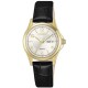 Christies Jewellery - EQ0593-26A Citizen Ladies Dress Watch Auckland NZ EQ0593-26A Citizen Ladies Dress Watch EQ0593-26A Citizen Watches Auckland | Gold Tone casing with Black leather strap