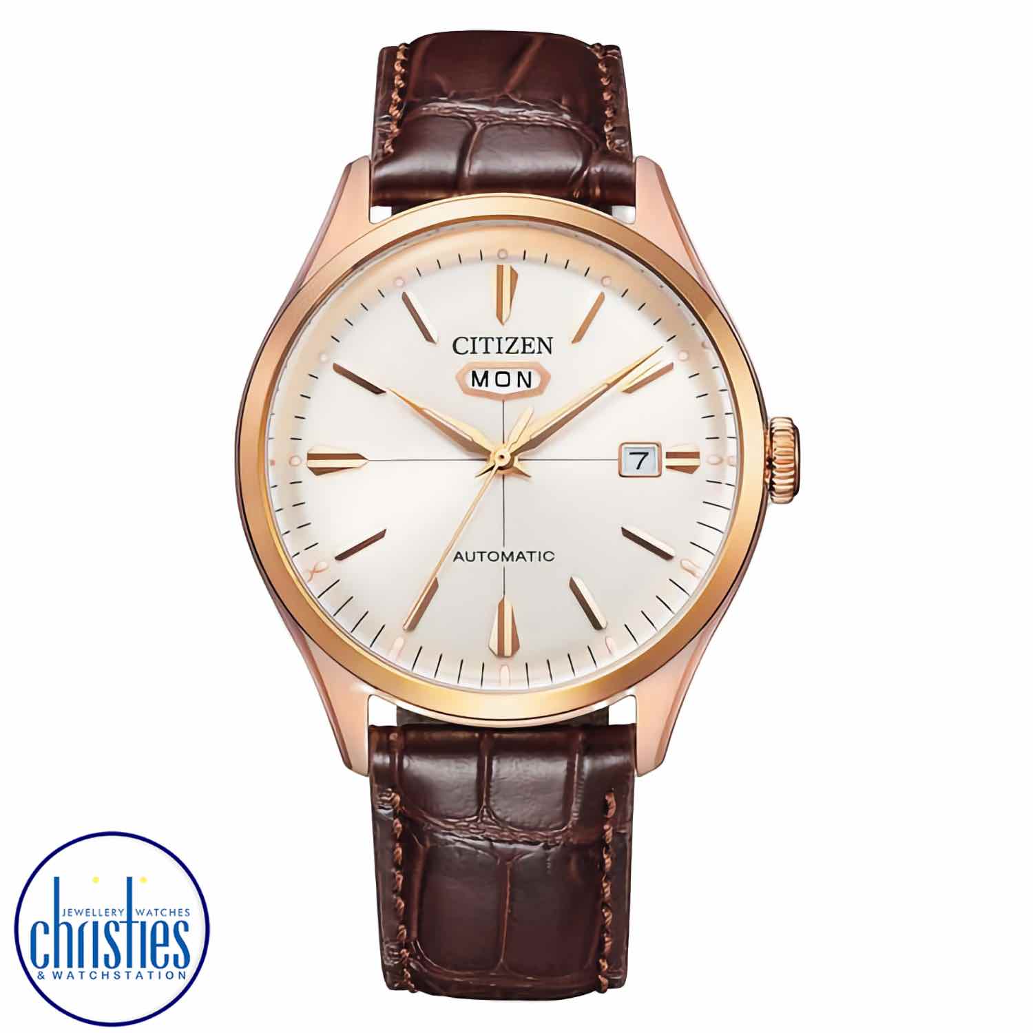 NH8393-05A CITIZEN Automatic C7 Series Watch. This C7 series comes with a hint of nostalgia as it is a tribute to the Crystal Seven from 1965.