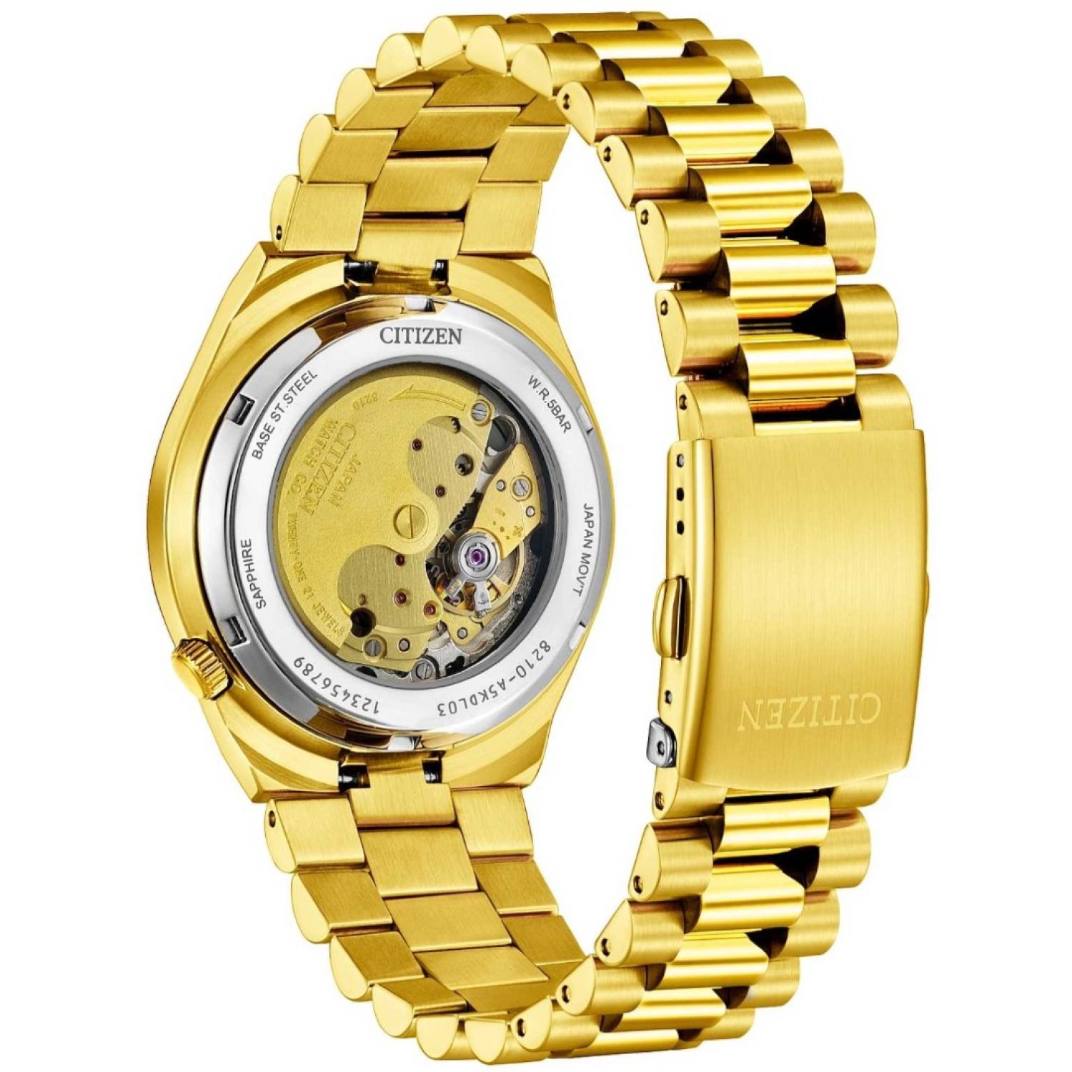 Christies Jewellery - NJ0152-51X Citizen Tsuyosa Gold Green Dial Watch Auckland NZ NJ0152-51X Citizen Tsuyosa Gold Green Dial Watch