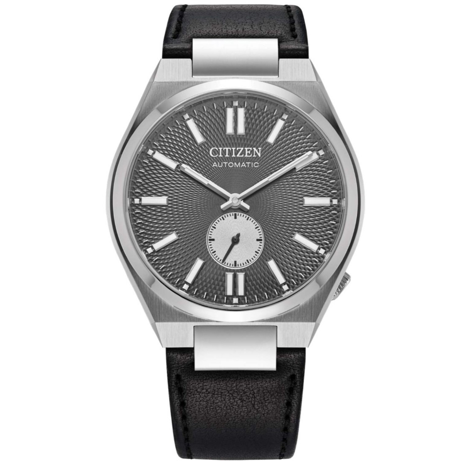 Christies Jewellery - NK5010-01H Citizen Tsuyosa Leather Strap Gray Dial Watch Auckland NZ NK5010-01H Citizen Tsuyosa Leather Strap Gray Dial Watch