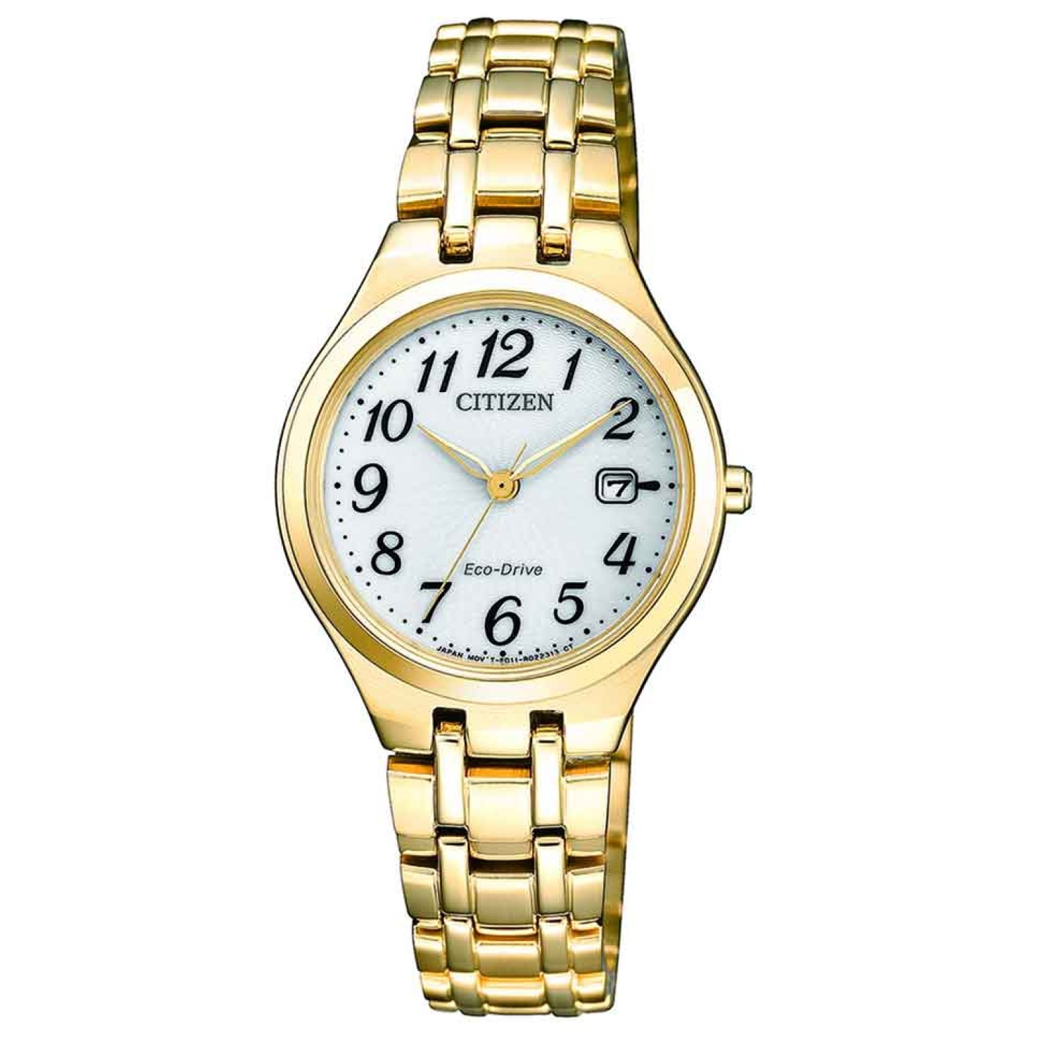 EW2482-53A Citizen Ladies Eco-drive Solar Watch. Harnessing light energy that powers this watch, Eco-Drive Technology removes the need for batteries, cutting down on expense and inconvenience while comfortably reducing weight.