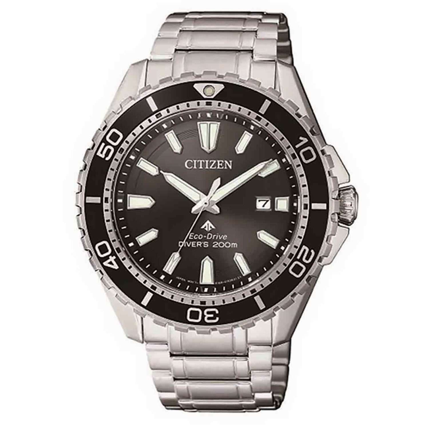 BN0190-82E Citizen Eco-Drive Promaster Dive Watch. With extensive functionality and durable construction, this watch is built to accompany you on your underwater adventures. Awarded ISO 6425 approval, it is the ultimate diving companion, featuring WR200, 