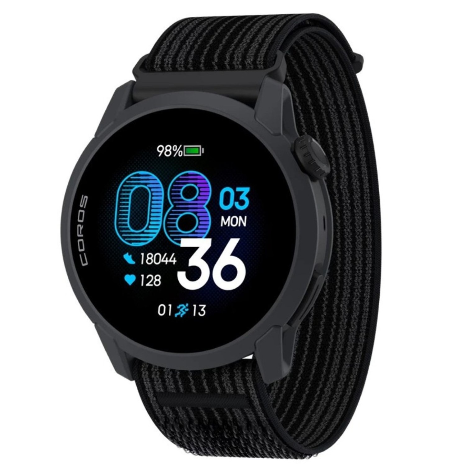 COROS PACE 4 GPS Sport Watch – Black Nylon Band Watch by Coros Watches