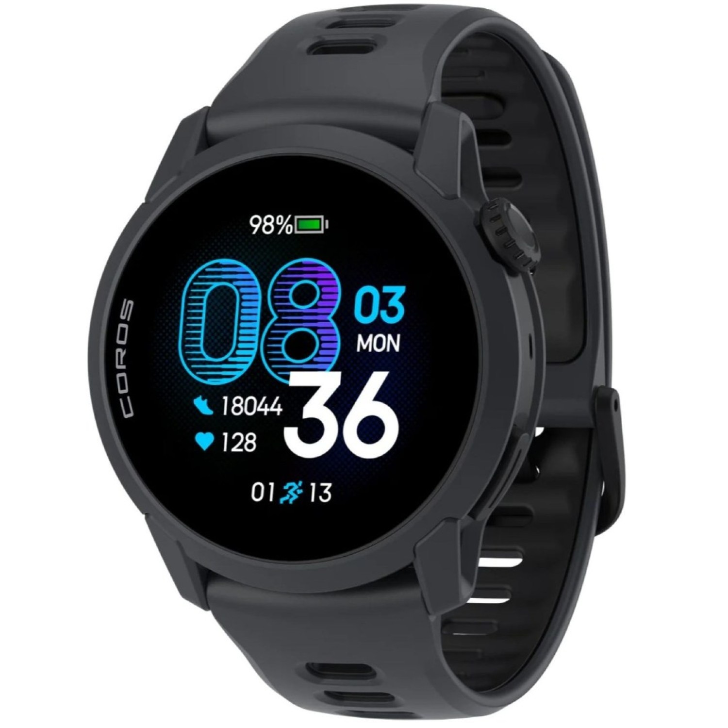 COROS PACE 4 GPS Sport Watch – Black Silicone Band by Coros Watches