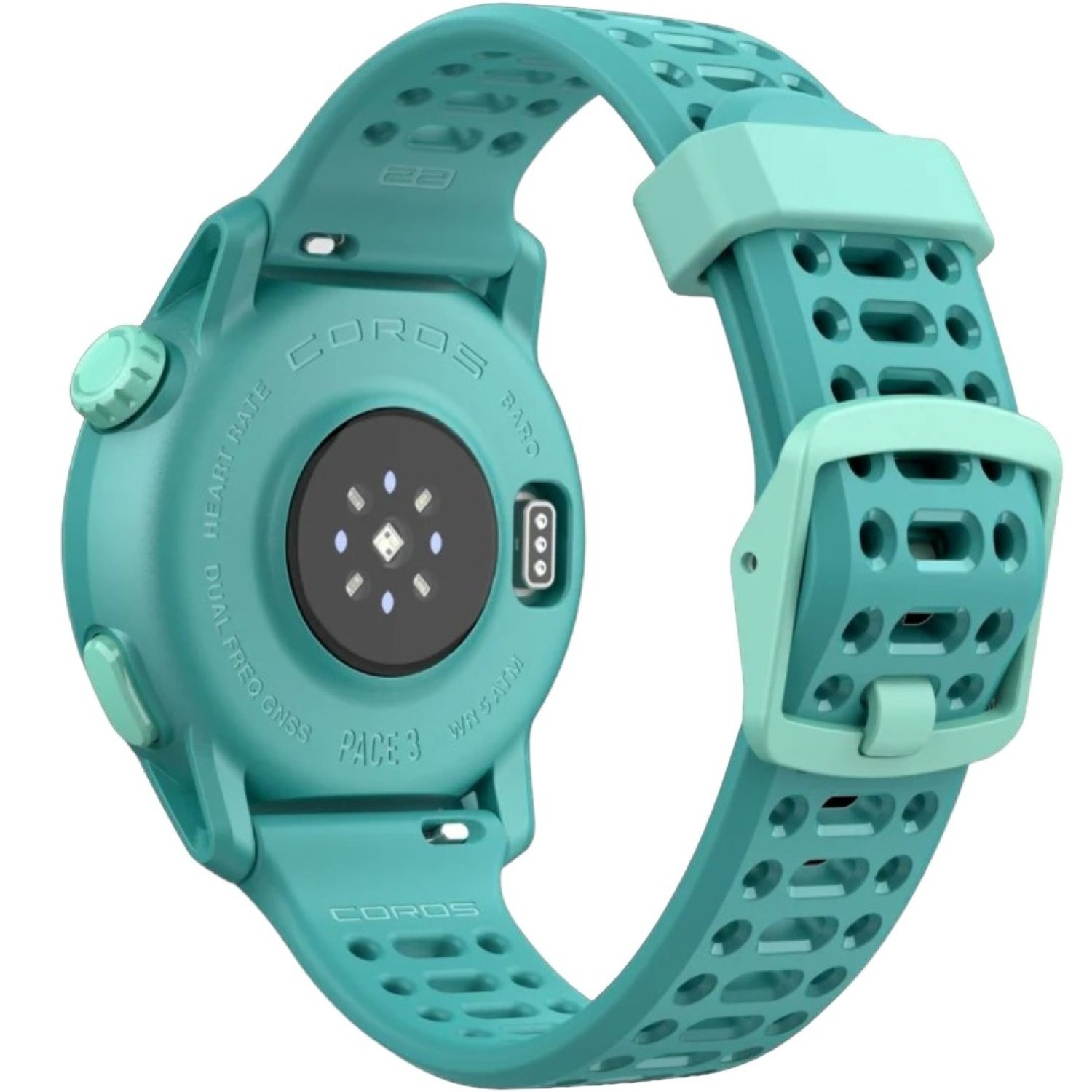 COROS PACE 3 GPS Sport Watch – Teal Silicone Band WPACE3-TEL Coros Multiport's Watches Auckland - Christies Jewellery Online and Auckland