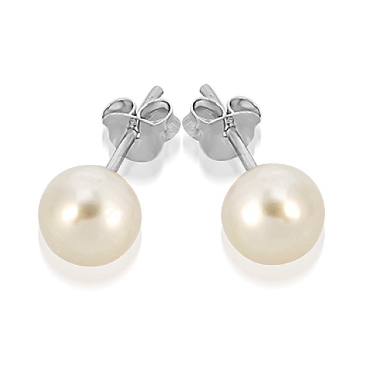 Pearl Stud Earrings 5mm. Sterling Silver and Freshwater Pearl White Stud Earrings 5mm Crafted in 925 Sterling silver   Hypoallergenic - i.e. does not cause allergic reactions set with 5mm freshwater pearl Gift wrapped if requir @christies.online