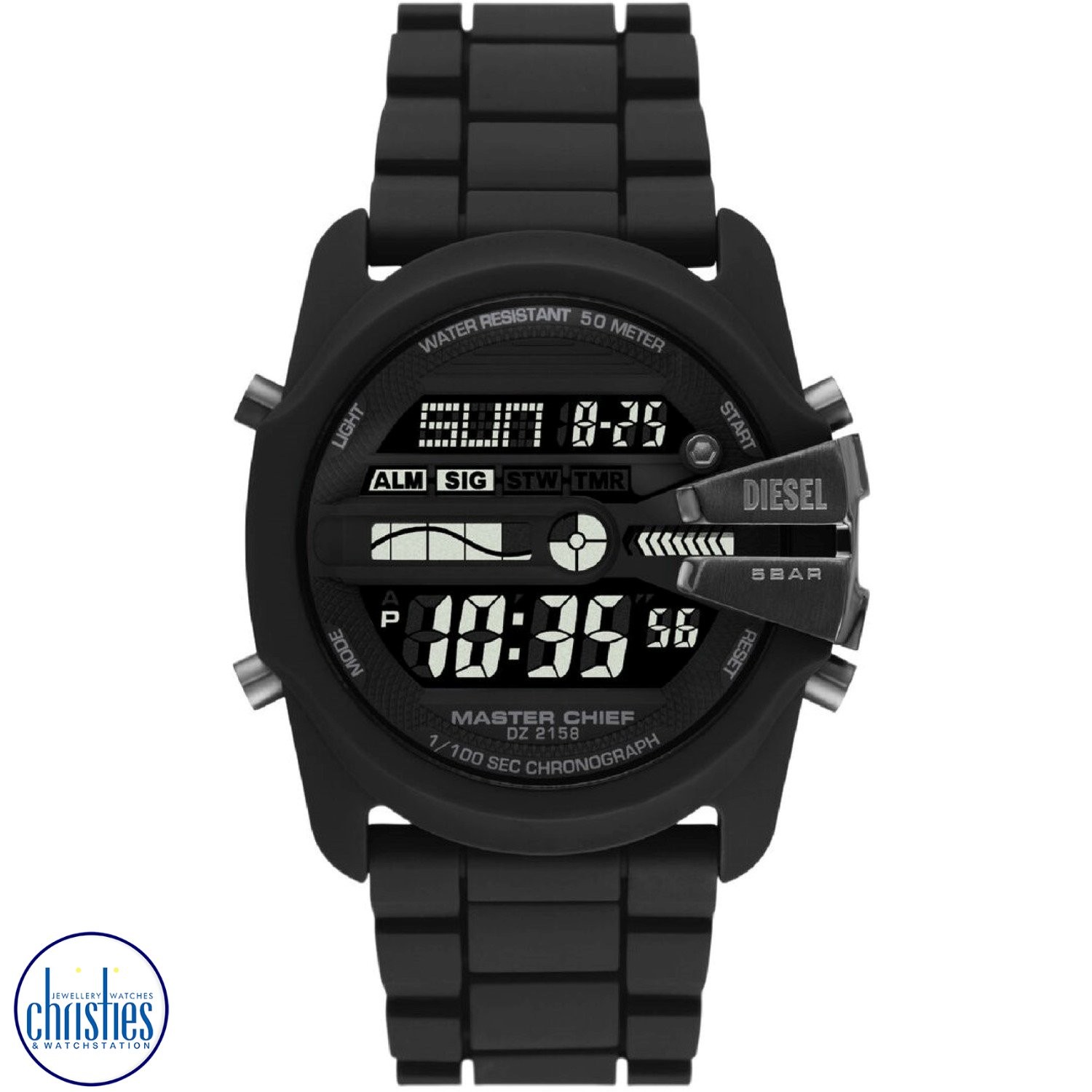 DZ2158 Diesel Master Chief Digital Black Silicone Watch. unique engagement rings nz  The DZ2158 Diesel Master Chief Digital Black Silicone Watch is a stylish and durable timepiece designed for the modern man.