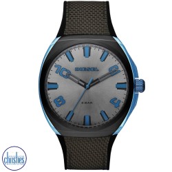 DZ1885 Diesel Men's Stigg Black And Gray Silicone Strap Watch