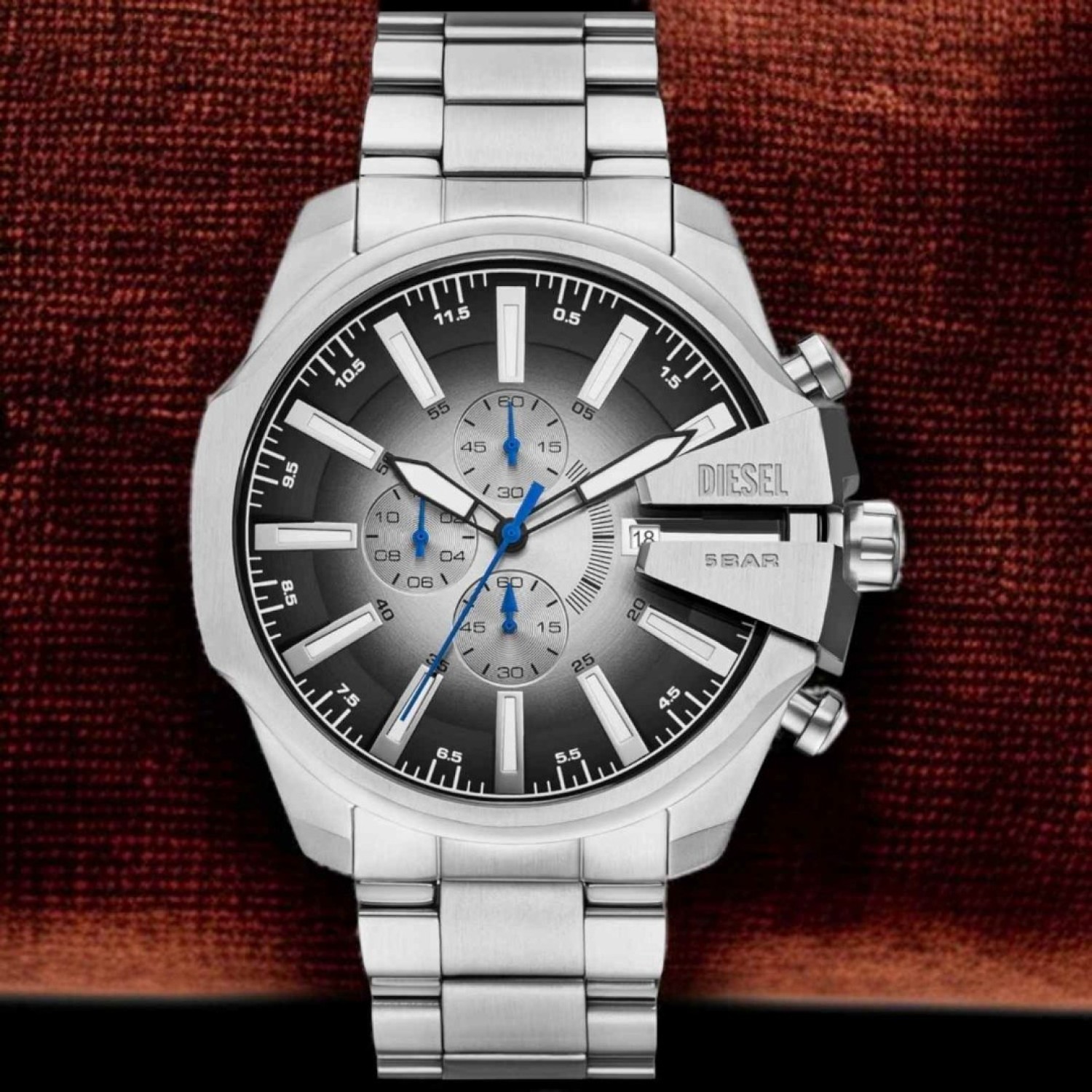 DZ4686 Diesel Mega Chief Slim Silver 48mm Watch – Diesel Watches Auckland- Christies Jewellery Online and Auckland DZ4686 Diesel Mega Chief Slim Silver 48mm Watch by Diesel Watches Auckland- Christies Jewellery Online and Auckland
