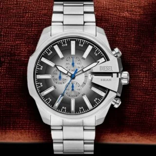 DZ4686 Diesel Mega Chief Slim Silver 48mm Watch – Diesel Watches