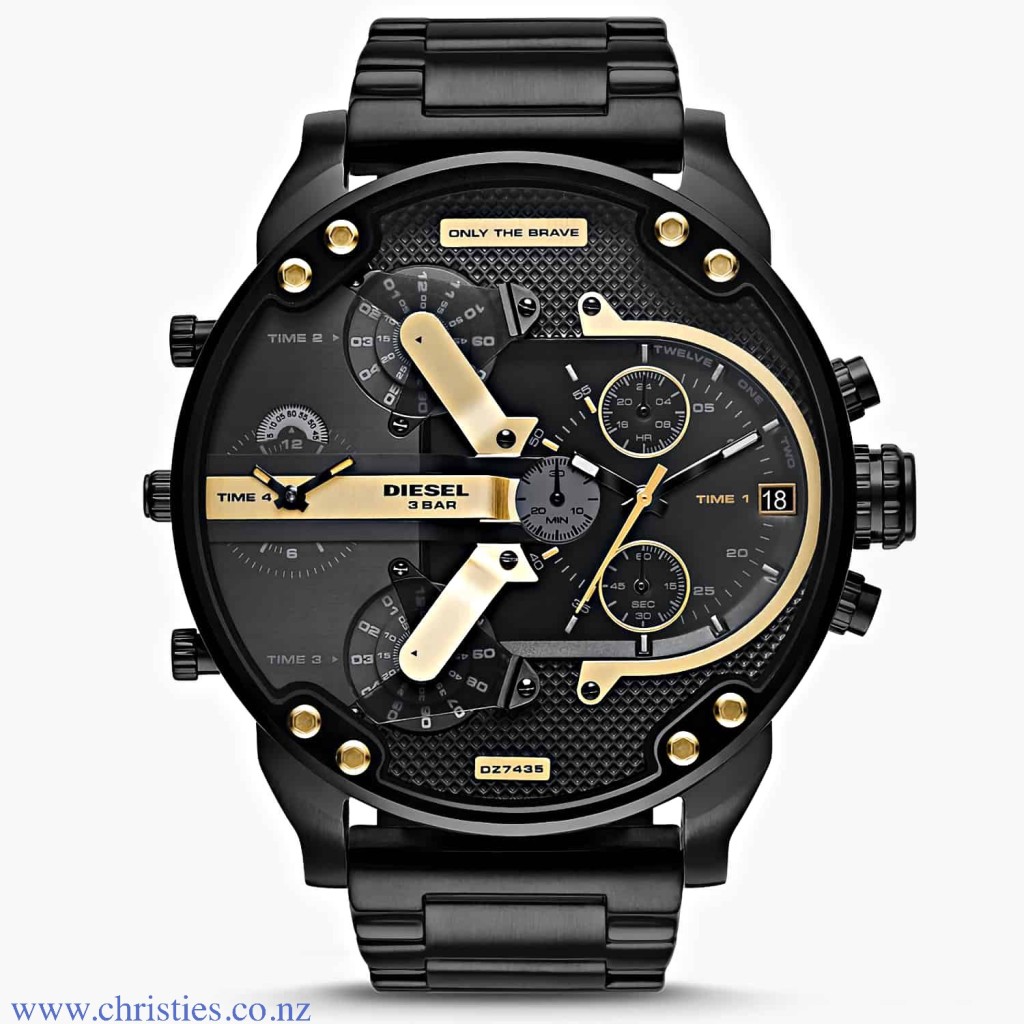 DZ7435 Diesel Mr. Daddy 2.0 Chronograph Black Stainless Steel