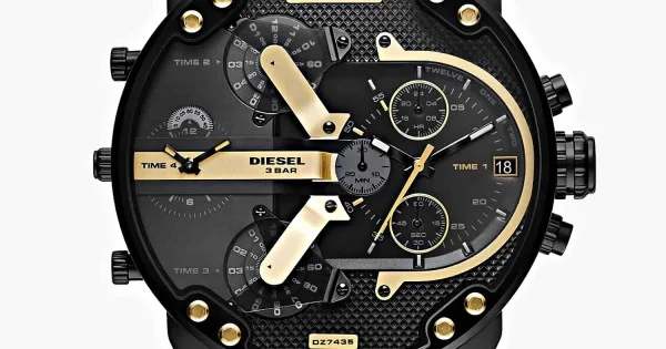 DZ7435 Diesel Mr. Daddy 2.0 Chronograph Black Stainless Steel Watch | SEIKO  WATCHES NEW ZEALAND | Seiko Watches NZ - Seiko Watches Auckland