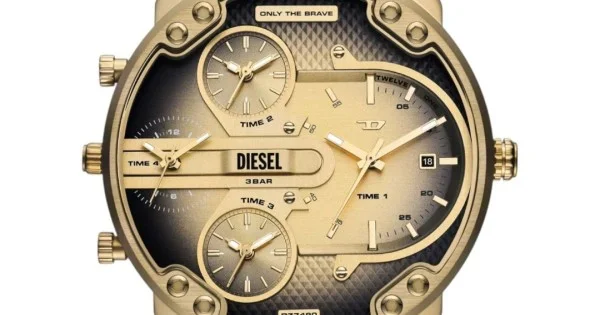 DZ7490 Diesel Mr. Daddy Slim Chrono Gold-Tone Watch – Diesel
