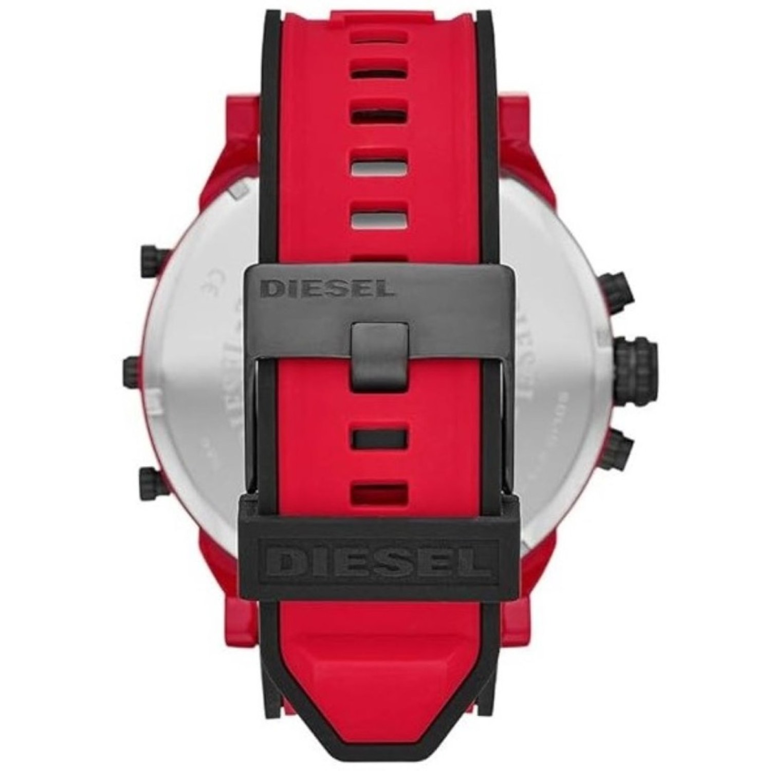 Christies Jewellery - Diesel Mr. Daddy 2.0 DZ7431 Watch DZ7431 Diesel Mr. Daddy 2.0 Watch with red dial and red silicon strap