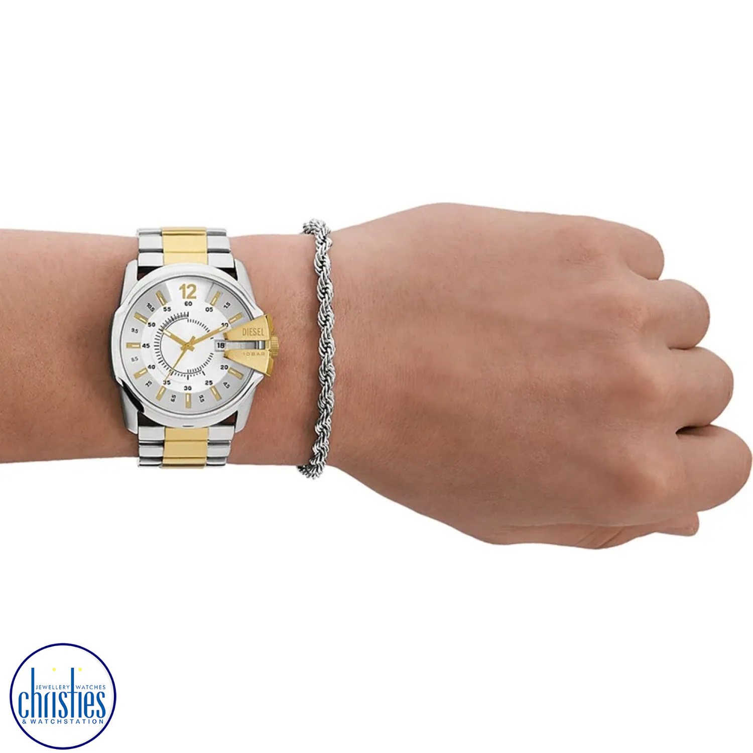 Christies Jewellery - DZ2182SET Diesel Master Chief Watch-Bracelet Set Watches Auckland NZ DZ2182SET Diesel Master Chief Watch-Bracelet Set DZ2182SET Watches Auckland