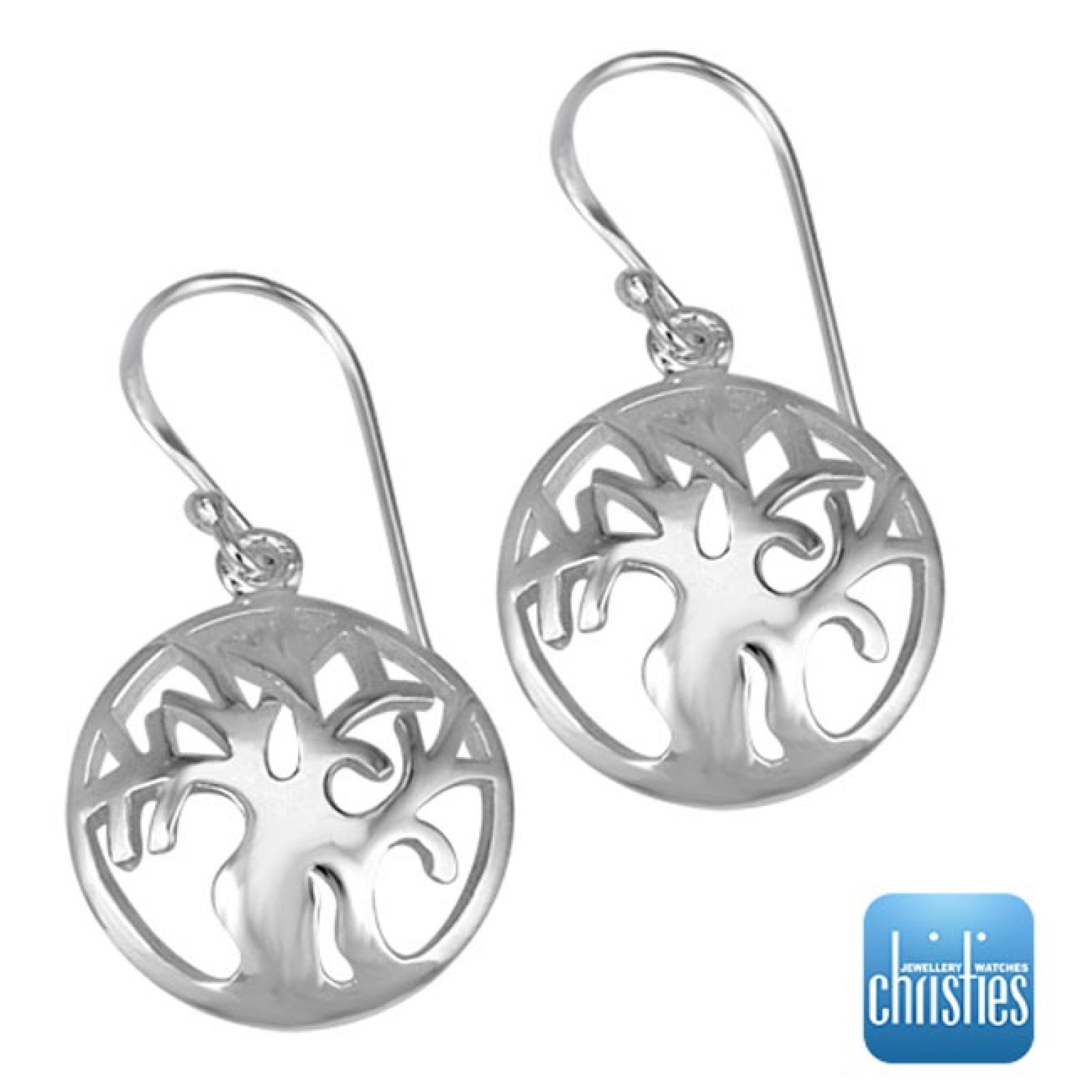 Sterling Silver Tree of Life Hook Earrings. Sterling Silver Tree of Life Hook Earrings The Tree of Life is a symbolic tree that is believed to connect all life forms. In a sense, the whole earth is a tree with all types of animals, plants, humans and othe