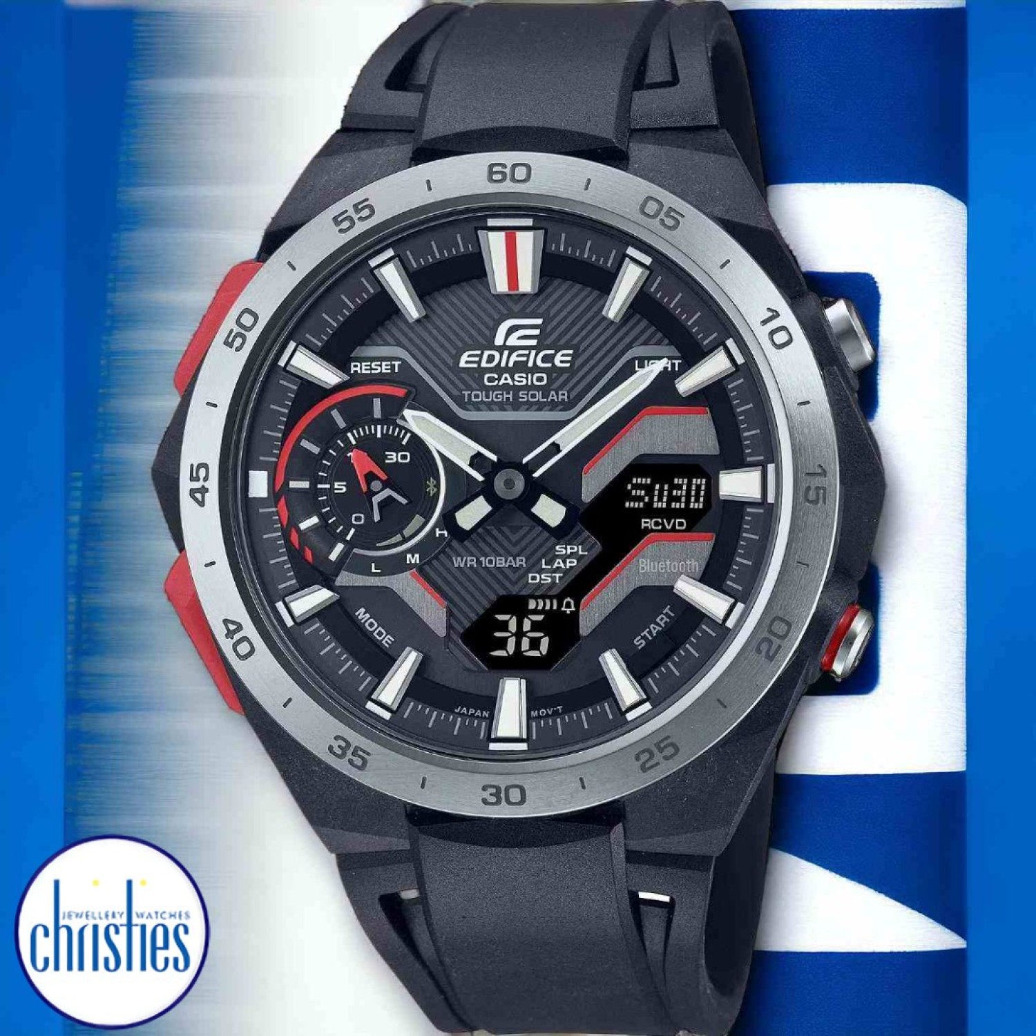 ECB2200P-1A Casio Edifice Duo Motor Sport Solar ECB2200P-1A Edifice Watches Auckland |  Edifice watches offer a balance between luxury aesthetics and affordability