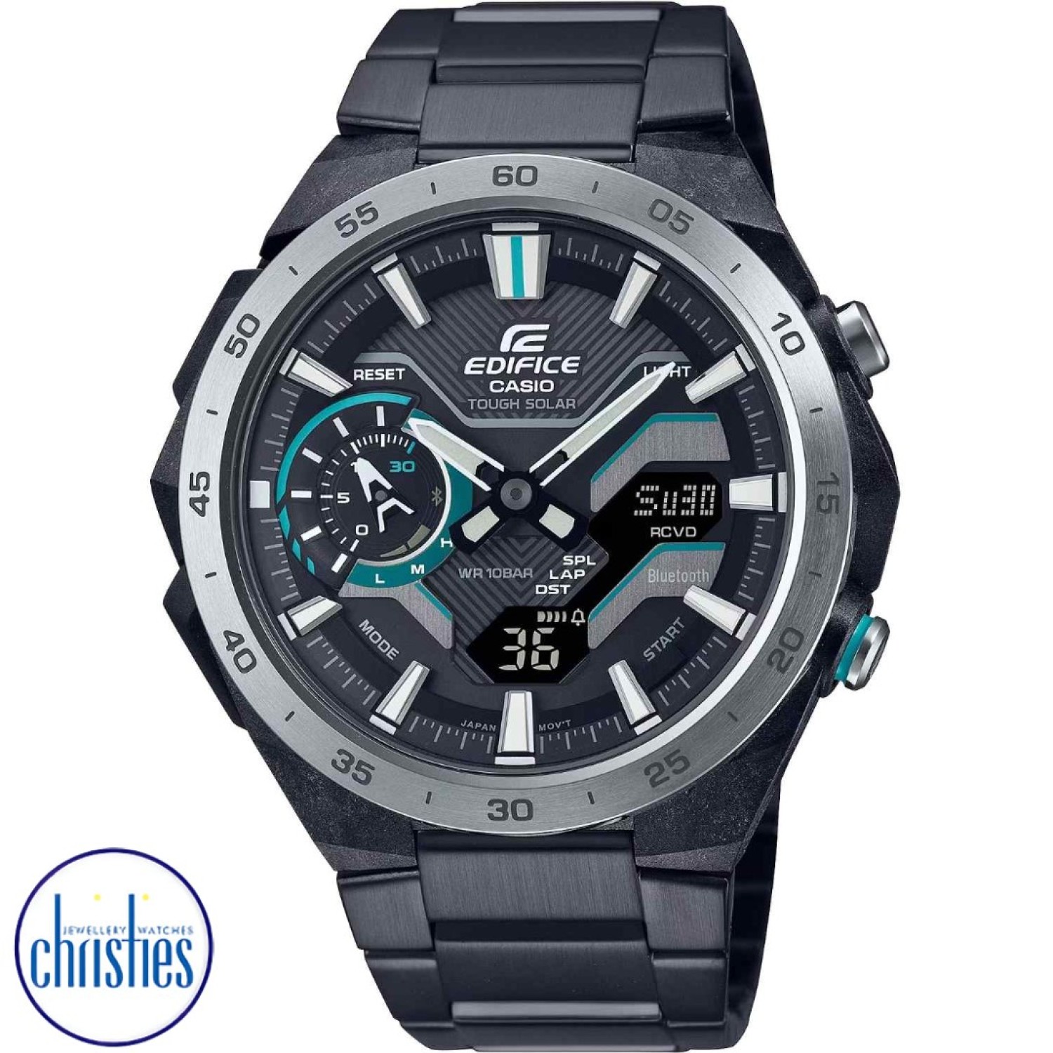Christies Jewellery - ECB2200DD-1A Casio Edifice Duo Motor Sport Solar Watches Auckland NZ ECB2200DD-1A Casio Edifice Duo Motor Sport Solar ECB2200DD-1A Edifice Watches Auckland | Edifice watches offer a balance between luxury aesthetics and affordability