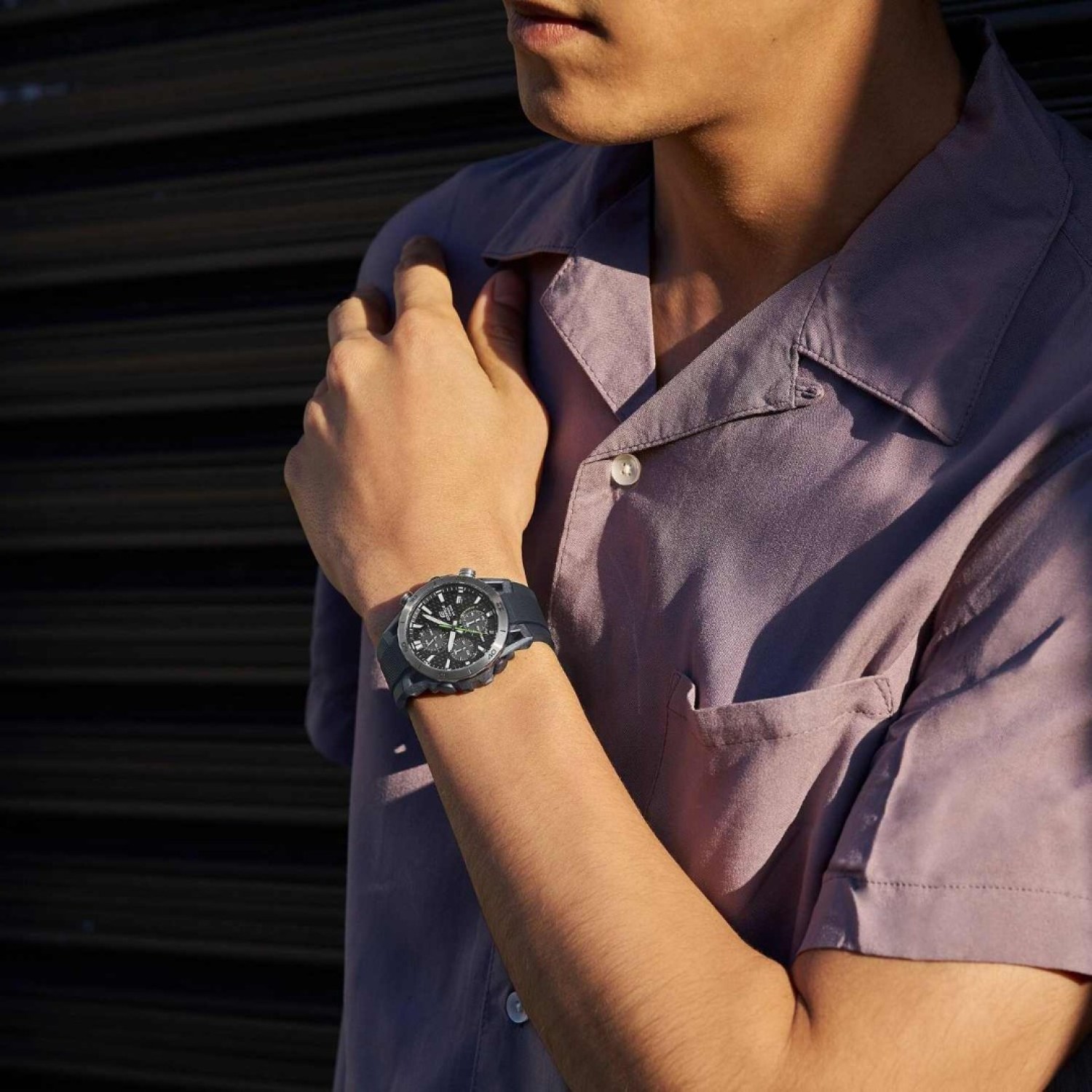 EQS960PB-1A EDIFICE SOSPENSIONE Solar Chronograph Watch by Edifice