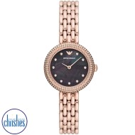  AR11432  Emporio Armani Two-Hand Rose Gold-Tone Stainless Steel Watch